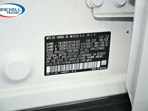 Used 2024 Honda HR-V LX image 38