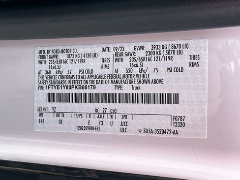 Used 2023 Ford Transit 150 Low Roof w/ Upfitter Package RWD image 29