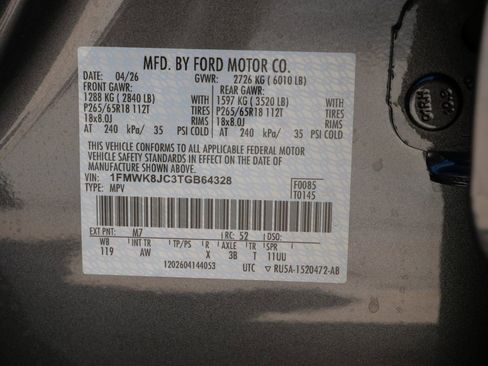 New 2026 Ford Explorer Tremor AWD/4WD image 28