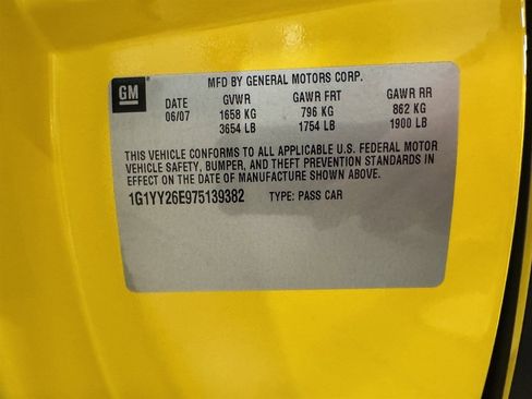 Used 2007 Chevrolet Corvette Z06 w/ Preferred Equipment Group image 39