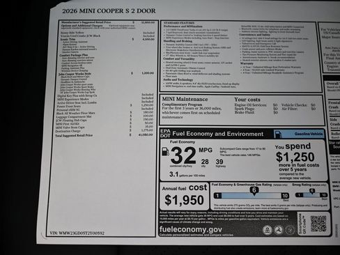 New 2026 MINI Cooper S image 39