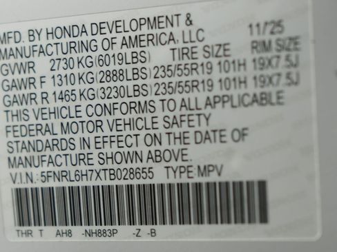 Certified 2026 Honda Odyssey Sport-L image 32