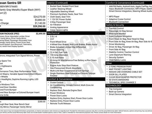 Certified 2024 Nissan Sentra SR w/ SR Premium Package image 60