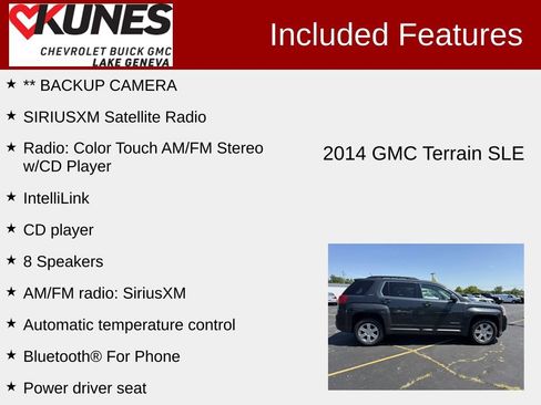 Used 2014 GMC Terrain SLE w/ Convenience Package AWD/4WD image 2