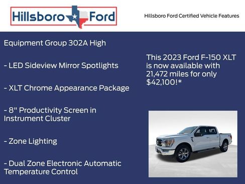 Certified 2023 Ford F150 XLT w/ Equipment Group 302A High AWD/4WD image 9