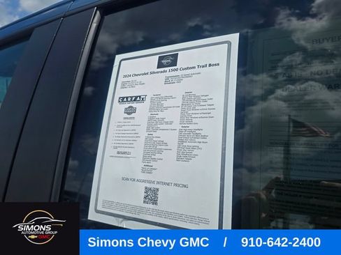 Used 2024 Chevrolet Silverado 1500 Custom Trail Boss AWD/4WD image 57
