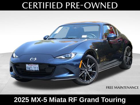 Certified 2025 MAZDA MX-5 Miata RF Grand Touring RWD image 1