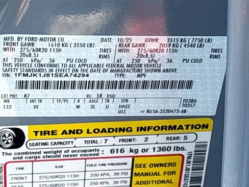 Used 2025 Ford Expedition Max Active AWD/4WD image 34