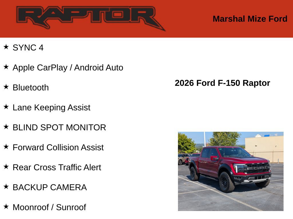 Used 2026 Ford F150 Raptor AWD/4WD image 2