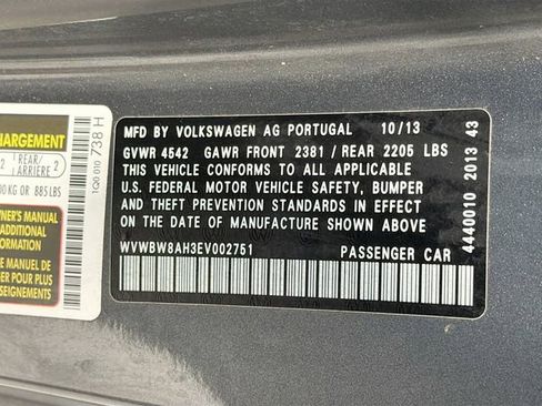 Used 2014 Volkswagen Eos Komfort FWD image 26
