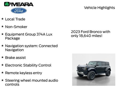 Used 2023 Ford Bronco Raptor AWD/4WD image 8