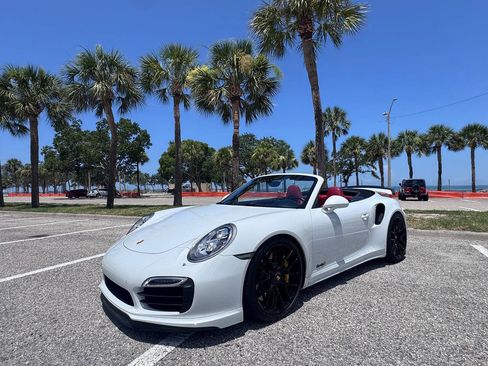 Used 2015 Porsche 911 Turbo S Cabriolet AWD/4WD image 2