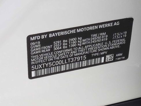 Used 2020 BMW X3 xDrive30i w/ Convenience Package image 37