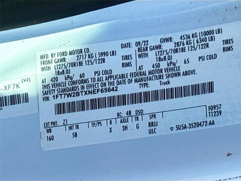 Used 2022 Ford F250 Lariat w/ Lariat Value Package image 34