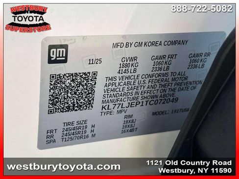 Used 2026 Chevrolet Trax RS w/ Sunroof Package FWD image 21