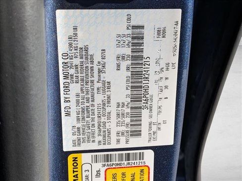 Used 2018 Ford Fusion SE w/ Fusion SE Technology Package image 23