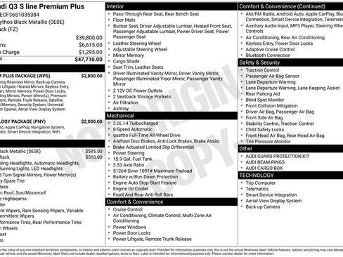 Certified 2025 Audi Q3 2.0T Premium Plus w/ Premium Plus Package image 30