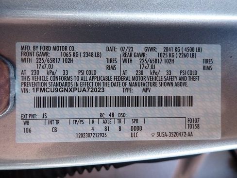 Used 2023 Ford Escape Active AWD/4WD image 23