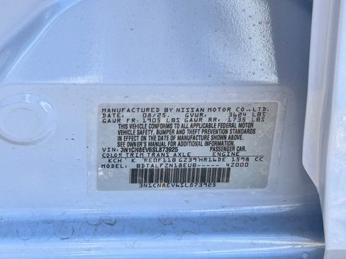 New 2025 Nissan Versa SV w/ Trunk Package image 29