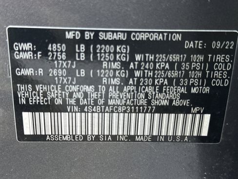Used 2023 Subaru Outback Premium AWD/4WD image 30
