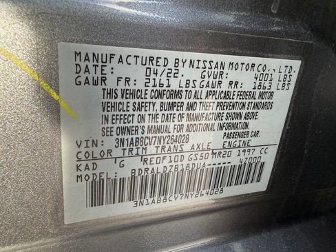 Used 2022 Nissan Sentra SV FWD image 33