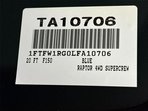 Used 2020 Ford F150 Raptor w/ Equipment Group 802A Luxury AWD/4WD image 43
