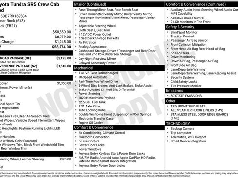 Used 2024 Toyota Tundra SR5 w/ TRD Off-Road Package image 25