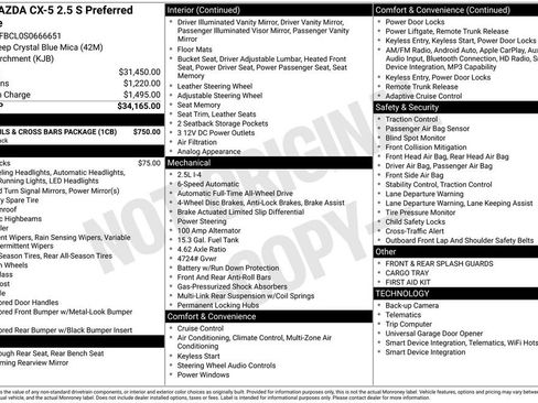 New 2025 MAZDA CX-5 AWD 2.5 S image 6