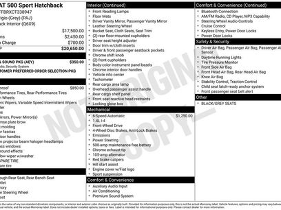 Used 2012 FIAT 500 Sport w/ Safety & Sound Pkg