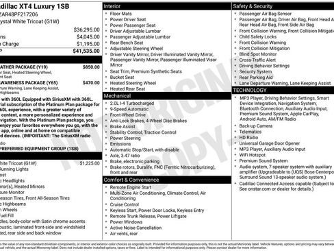 Used 2023 Cadillac XT4 Luxury w/ Cold Weather Package FWD image 10