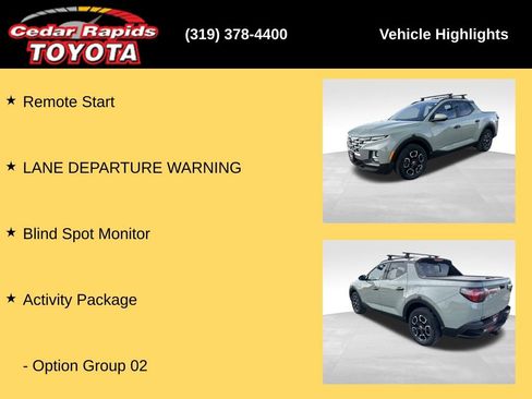 Used 2022 Hyundai Santa Cruz SEL w/ Activity Package image 22