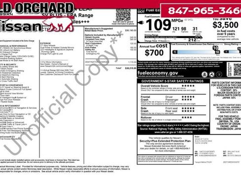 Used 2024 Nissan Leaf SV Plus image 8