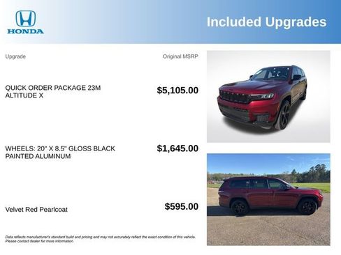 Used 2024 Jeep Grand Cherokee L Altitude AWD/4WD image 3