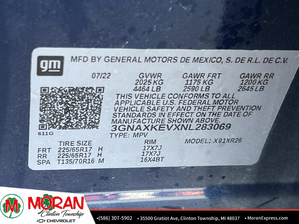 Certified 2022 Chevrolet Equinox LT FWD image 18