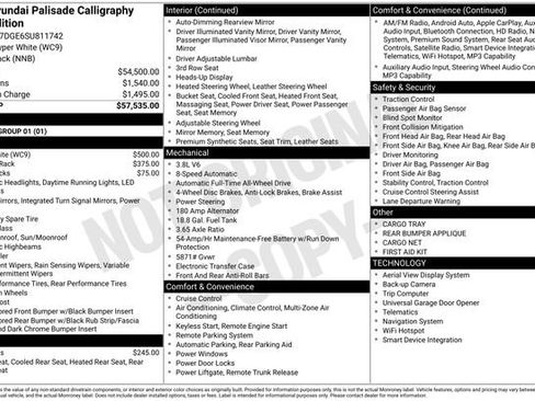 Certified 2025 Hyundai Palisade Calligraphy AWD/4WD image 36
