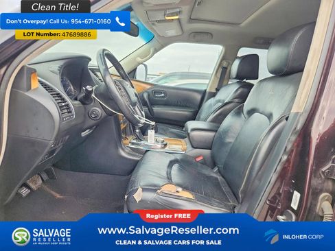Used 2014 INFINITI QX80 4WD w/ Theater Package image 9