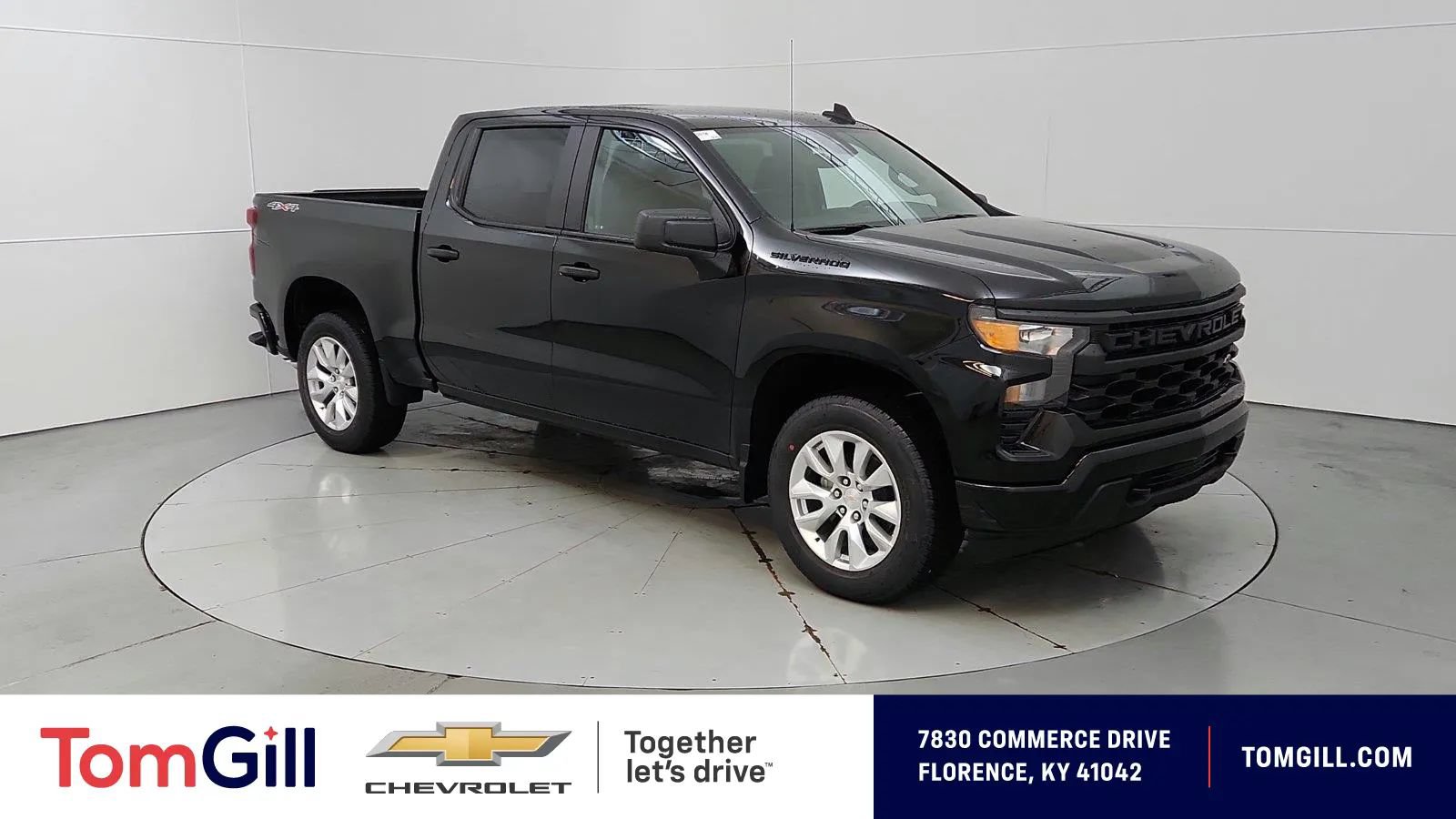 Used 2023 Chevrolet Silverado 1500 Custom w/ LPO, Dark Essentials Package AWD/4WD image 1