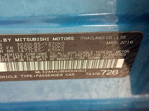 Used 2017 Mitsubishi Mirage SE FWD image 29