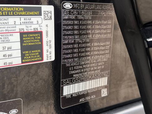 Used 2019 Land Rover Range Rover Supercharged AWD/4WD image 30