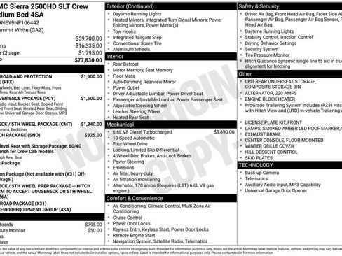 Used 2022 GMC Sierra 2500 SLT AWD/4WD image 23