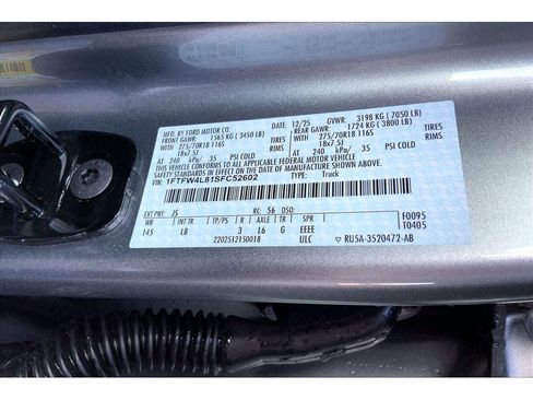 Used 2025 Ford F150 Tremor w/ Bed Utility Package image 14