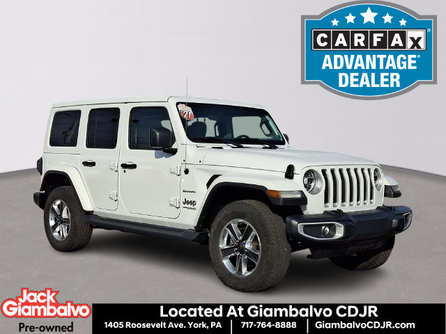 Used 2021 Jeep Wrangler Unlimited Sahara AWD/4WD image 1