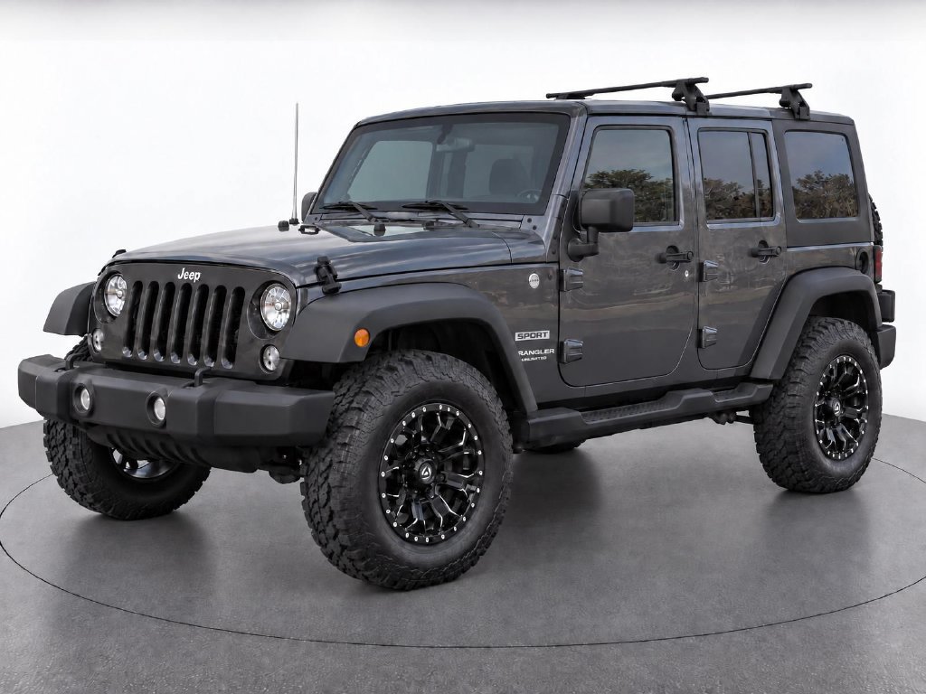 Used 2017 Jeep Wrangler Unlimited Sport w/ Quick Order Package 24S AWD/4WD image 1