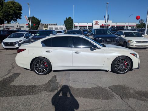 Used 2019 INFINITI Q50 Red Sport 400 w/ Sensory Package RWD image 2