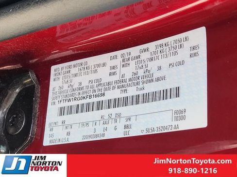 Used 2019 Ford F150 Raptor w/ Equipment Group 802A Luxury AWD/4WD image 33