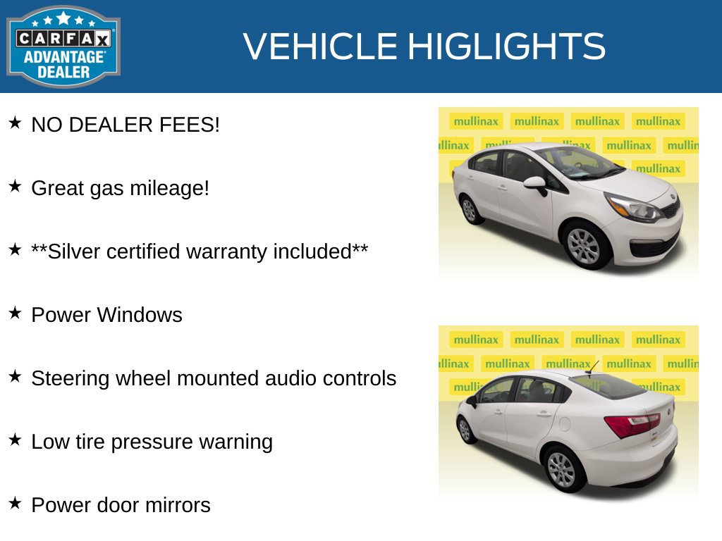 Used 2017 Kia Rio LX w/ Power Package FWD image 11