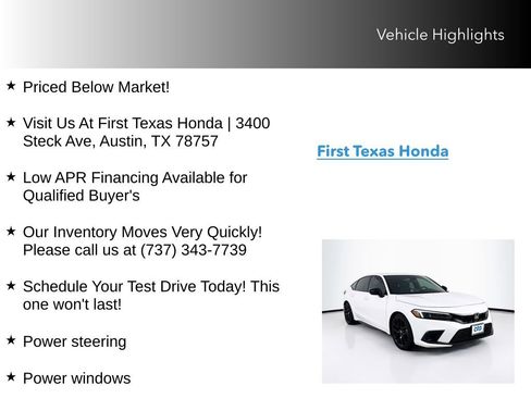 Used 2023 Honda Civic Sport image 9