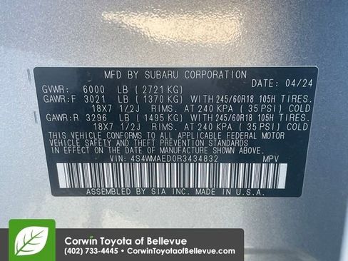 Used 2024 Subaru Ascent Premium w/ Convenience Package image 30