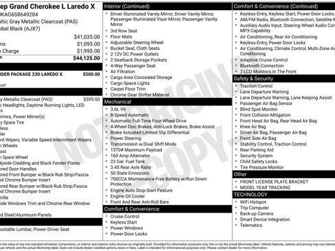 New 2025 Jeep Grand Cherokee L Laredo image 26
