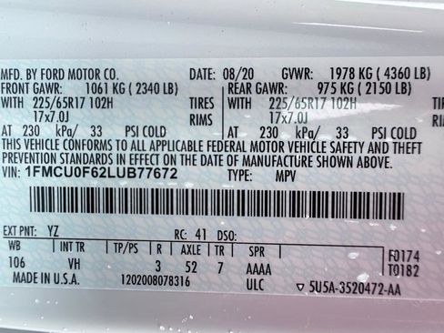 Used 2020 Ford Escape S image 19